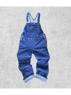 Dickies Denim Overalls – Size Medium | Utility Workwear Style